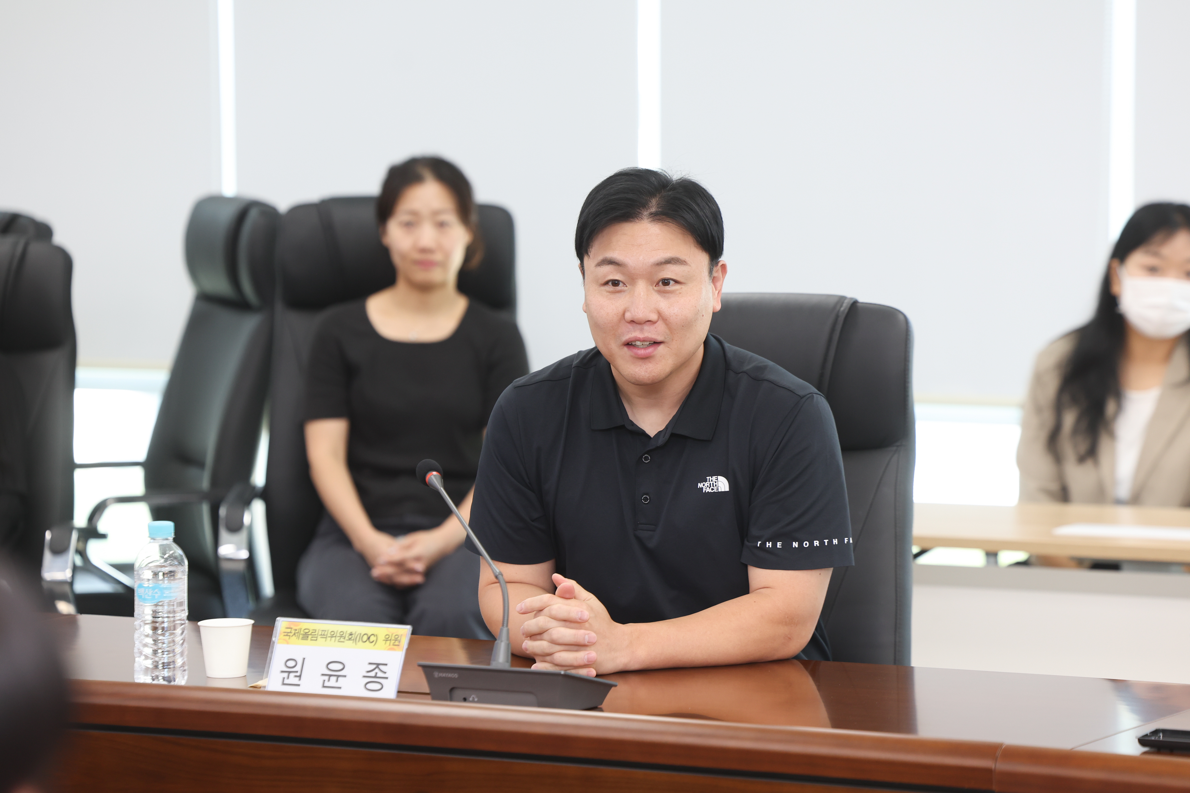 [보도사진] 국민체육진흥공단_소감을 말하고 있는 원윤종 선수 위원